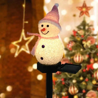Solar Energy Snowman Lamp - SolarSnow-Red (1+1 Free)-State of Style