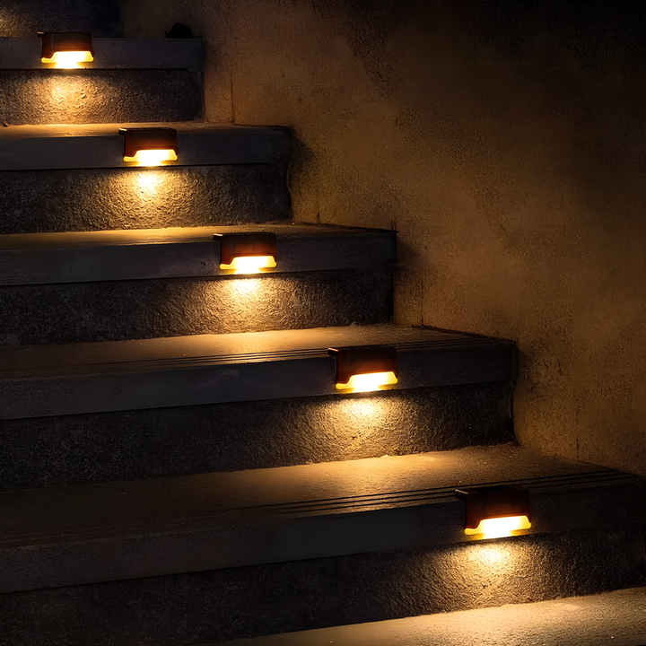 Solar Energy Stair Lighting - SoliStep-Brown-8-State of Style