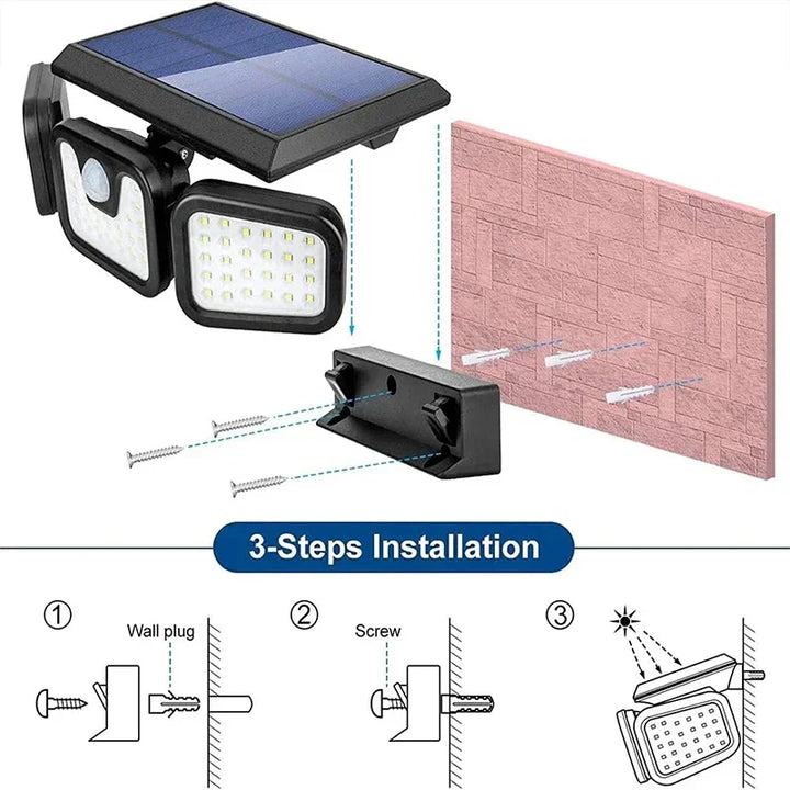 Solar Energy Wall Lamp - EcoBright-State of Style