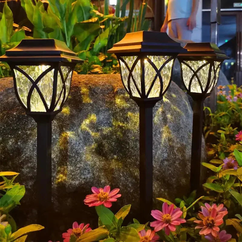 Solar Garden Lighting with Natural Enchantment - LunaGlow-White-B 300MAH-State of Style
