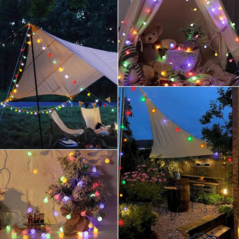Solar Party Lights - SolarGlow-5M 20LEDS-Warm White-State of Style