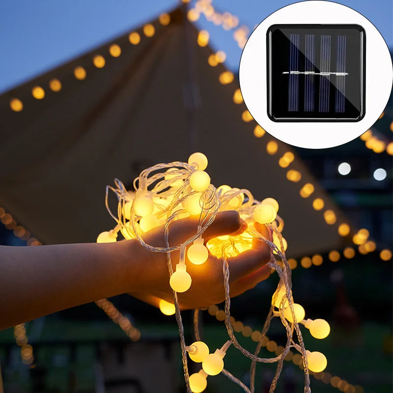 Solar Party Lights - SolarGlow-5M 20LEDS-Warm White-State of Style