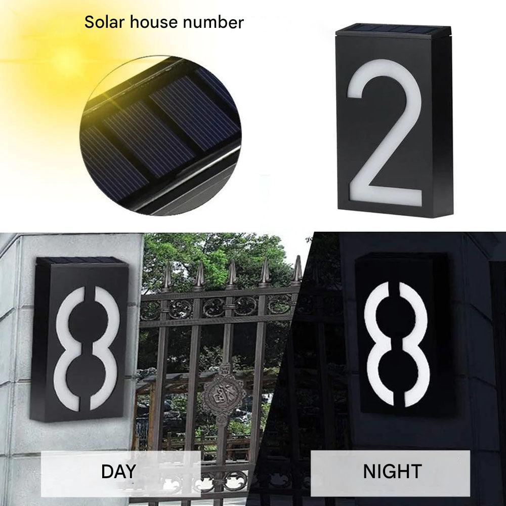 Solar-powered House Number - SolarSign-0-State of Style