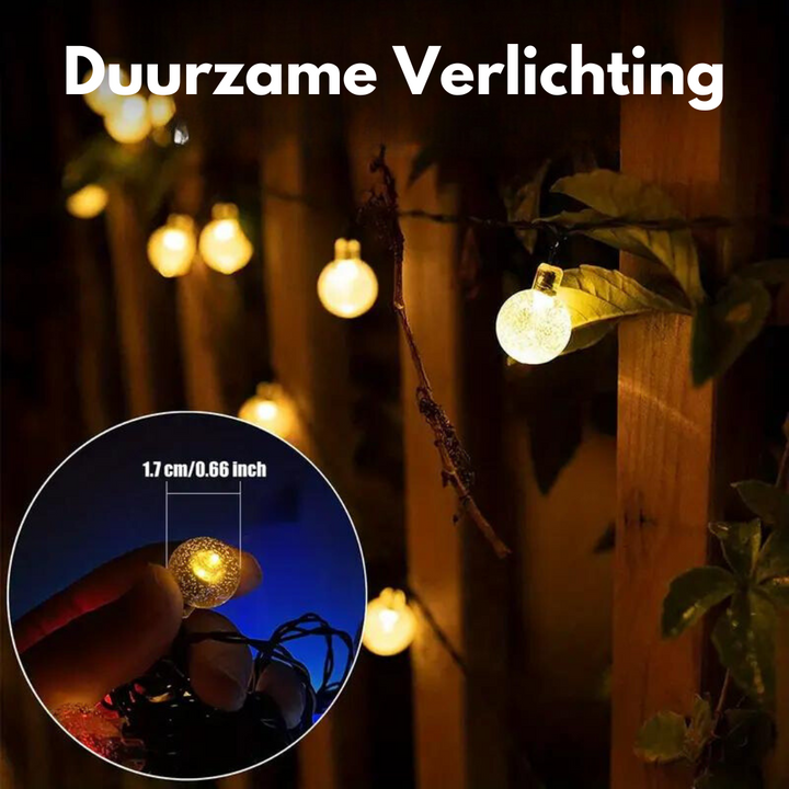 Solar String Lights for Outdoor - EcoGlow-5 Meters - 20 Lights-State of Style