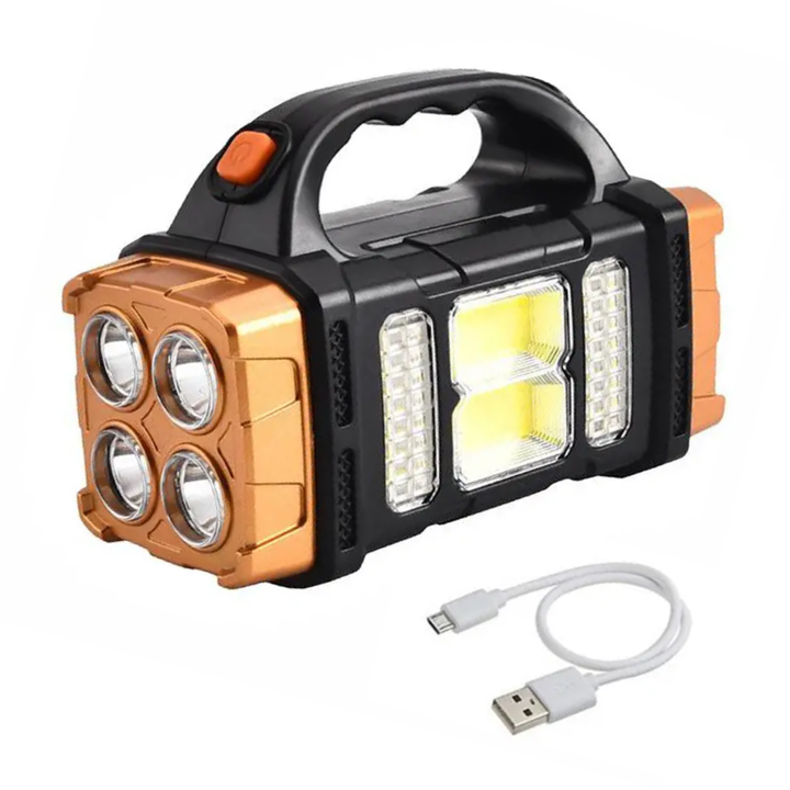SolarBeam 3-in-1 Emergency Flashlight-Yellow-State of Style