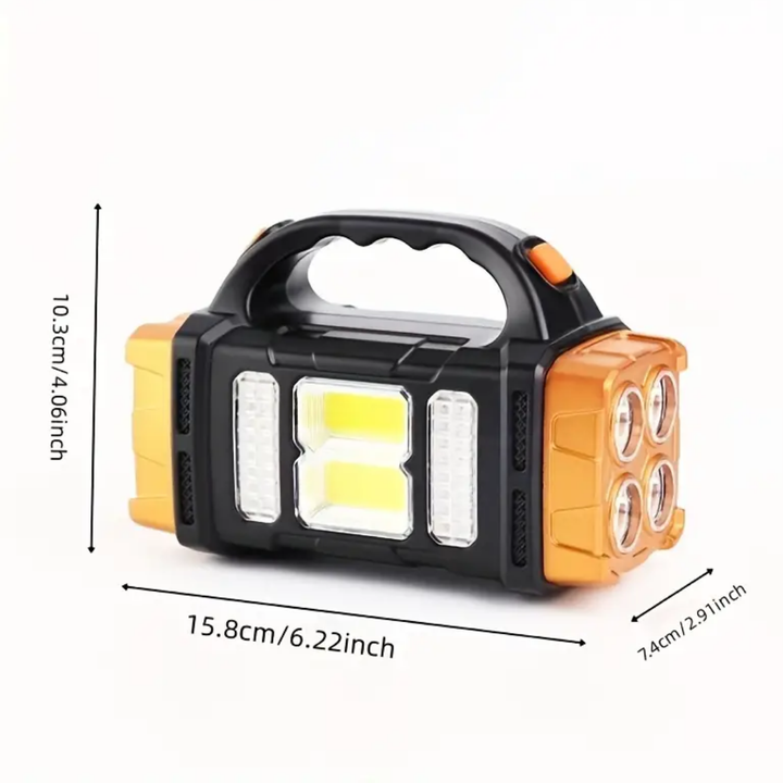 SolarBeam 3-in-1 Emergency Flashlight-Yellow-State of Style
