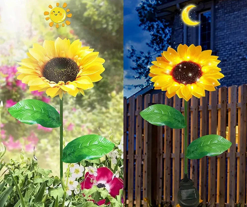 SolarBloom Waterproof Solar - Powered Sunflower Lamp-1-State of Style