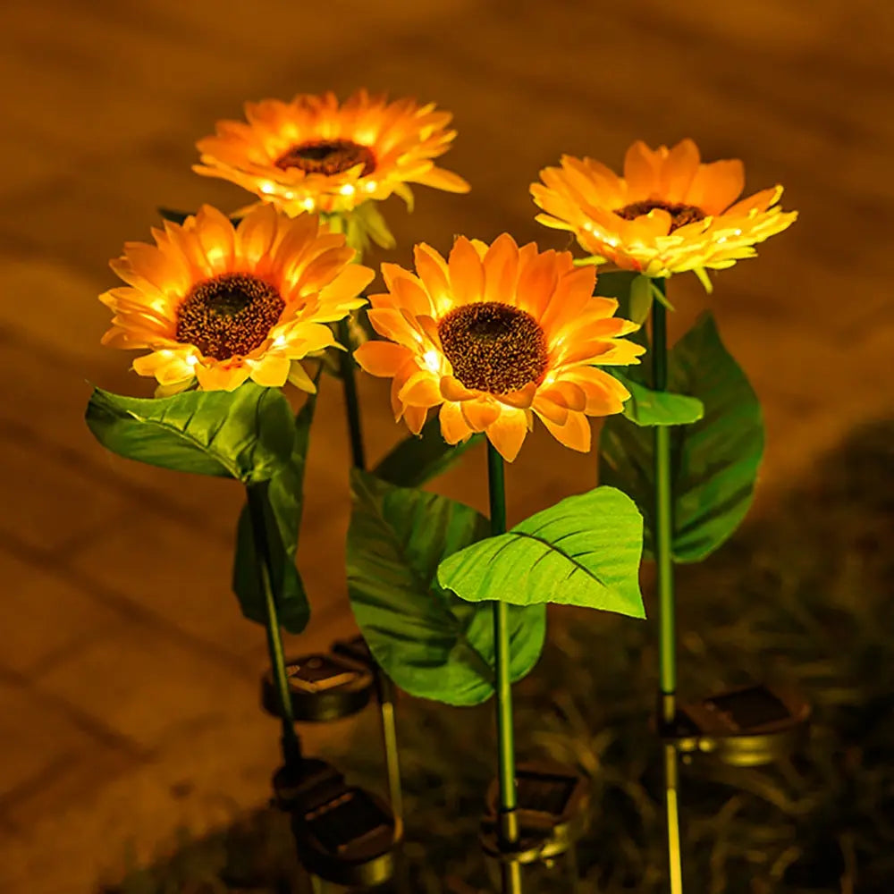 SolarBloom Waterproof Solar - Powered Sunflower Lamp-1-State of Style