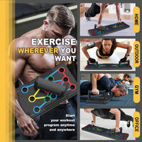 Solid Push-Up Board: Multifunctional Home Training Device-Black-State of Style
