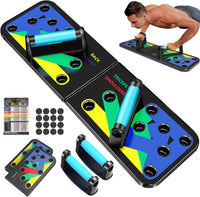 Solid Push-Up Board: Multifunctional Home Training Device-Blue-State of Style