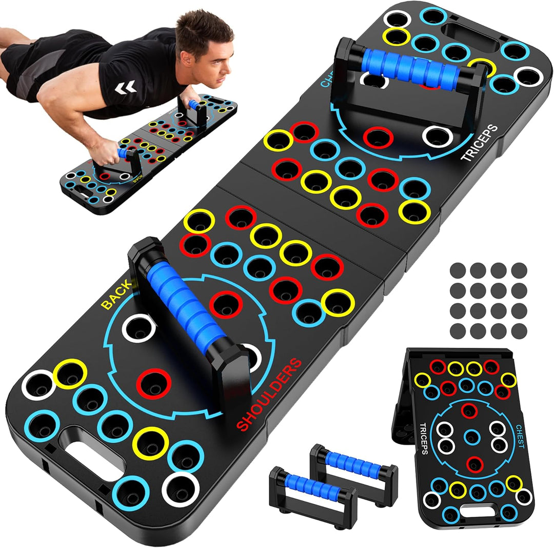 Solid Push-Up Board: Multifunctional Home Training Device-Multicoloured 2-State of Style