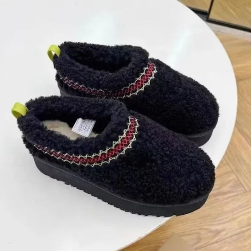 Sonia Slippers | Stylish and Warm-Black-4.5-State of Style