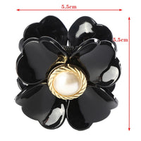 Sonia Traditional Hair Accessory – Elegant Flower Hair Clip-Khaki-State of Style