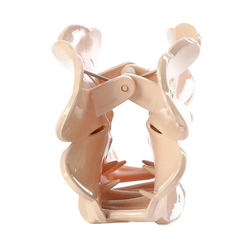 Sonia Traditional Hair Accessory – Elegant Flower Hair Clip-Khaki-State of Style