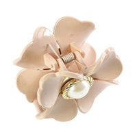 Sonia Traditional Hair Accessory – Elegant Flower Hair Clip-Khaki-State of Style