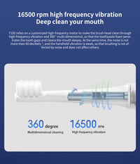 SONIC ELECTRIC TOOTHBRUSH - WATERPROOF AND USB RECHARGEABLE-White-State of Style