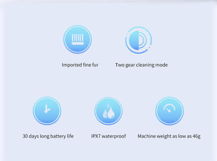 SONIC ELECTRIC TOOTHBRUSH - WATERPROOF AND USB RECHARGEABLE-White-State of Style