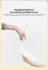 SONIC ELECTRIC TOOTHBRUSH - WATERPROOF AND USB RECHARGEABLE-White-State of Style