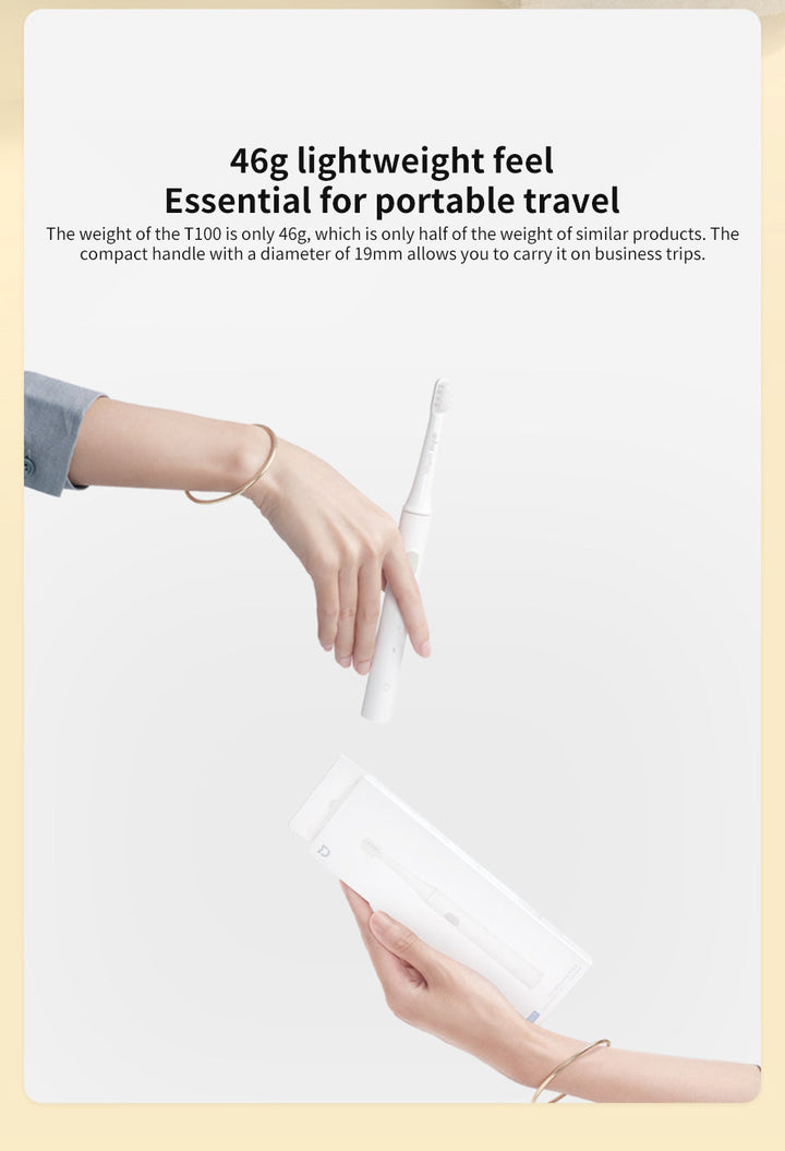 SONIC ELECTRIC TOOTHBRUSH - WATERPROOF AND USB RECHARGEABLE-White-State of Style