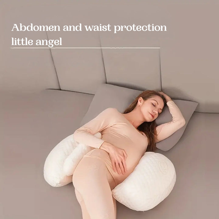 Soothing Sleep with Fae – Pregnancy Pillow with Double Support-Beige-State of Style