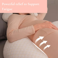 Soothing Sleep with Fae – Pregnancy Pillow with Double Support-Beige-State of Style