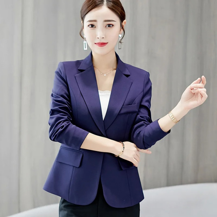 Sophia Slim Women's Blazer with Pockets - Elegant and Versatile-Light Blue-S-State of Style