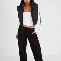 Sophie Puffer Vest | The Trendy Cosy Vest-Beige-S-State of Style