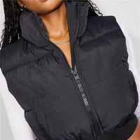 Sophie Puffer Vest | The Trendy Cosy Vest-Beige-S-State of Style