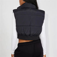 Sophie Puffer Vest | The Trendy Cosy Vest-Beige-S-State of Style