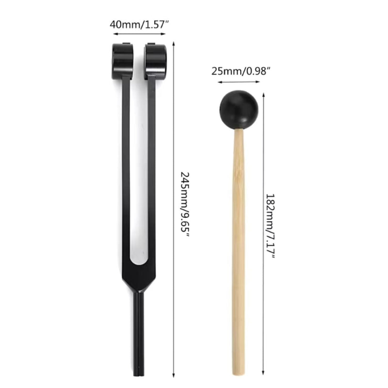 Sound Therapy for Inner Peace - TranquilTone Tuning Forks-Golden round bowl (9.65 in)-State of Style