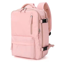 Spacious Versatile Backpack - TrailSafe Pro-Pink-State of Style