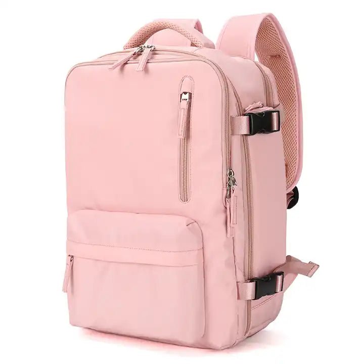 Spacious Versatile Backpack - TrailSafe Pro-Pink-State of Style