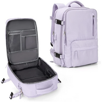Spacious Versatile Backpack - TrailSafe Pro-Purple-State of Style