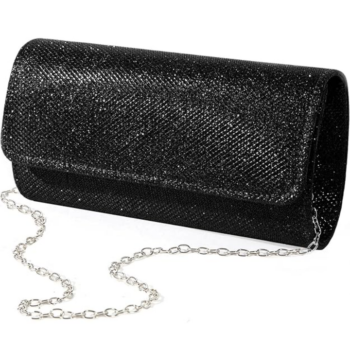 Sparkle Clutch – Ramona-Black-State of Style