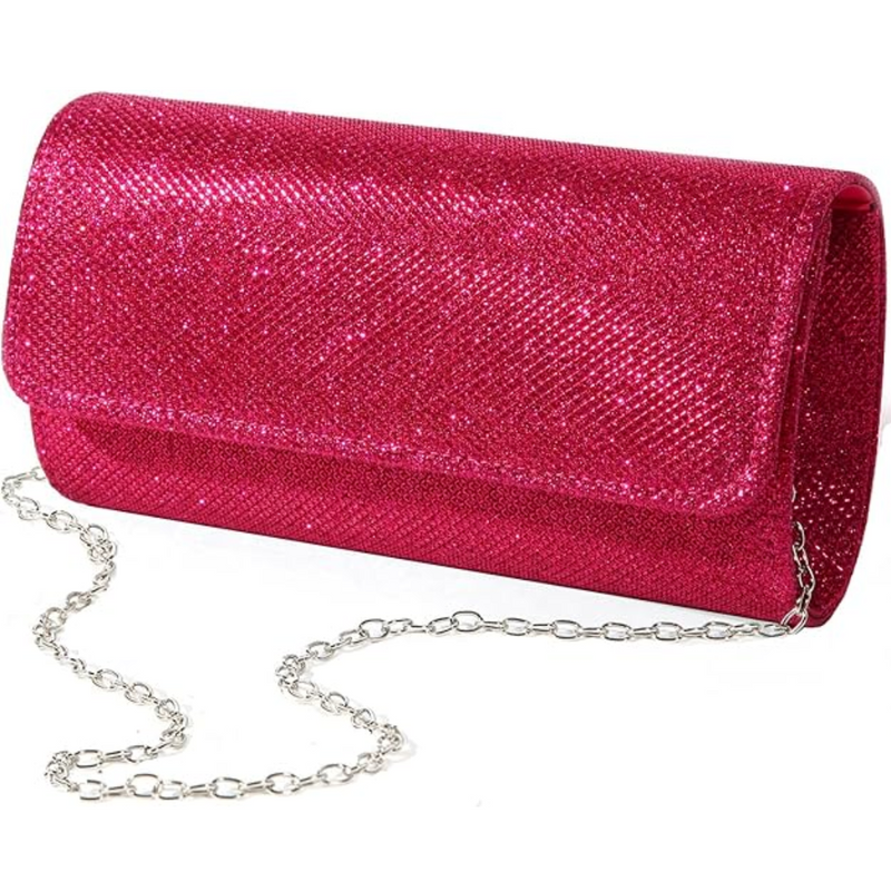 Sparkle Clutch – Ramona-Pink-State of Style