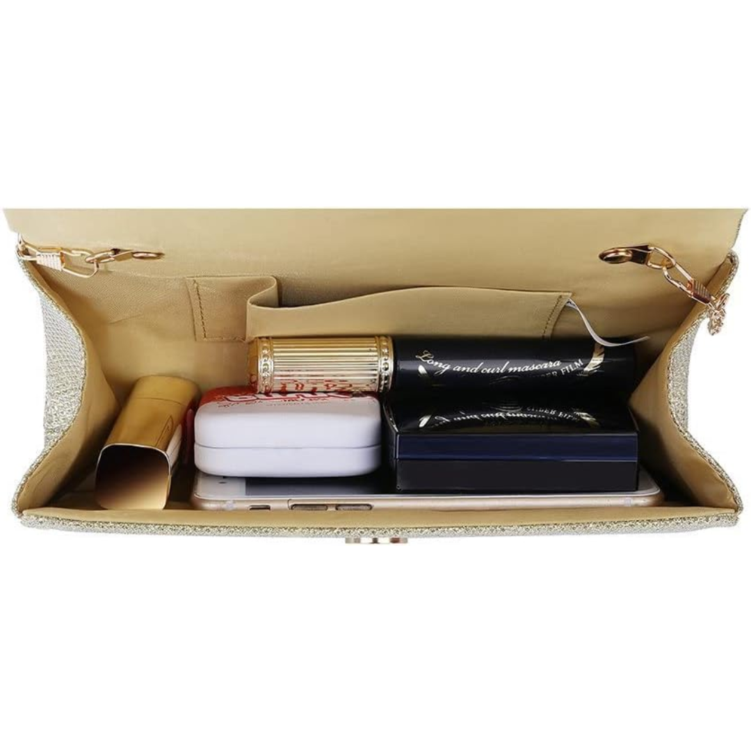 Sparkle Clutch – Ramona-Silver-State of Style