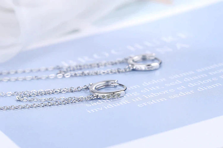 Sparkling Chain Earrings | Elegant Dangle Earrings for Women-State of Style
