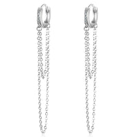 Sparkling Chain Earrings | Elegant Dangle Earrings for Women-State of Style