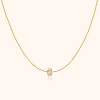 Sparkling Circle Necklace – Valerie-Gold-State of Style