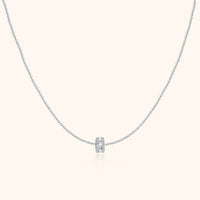 Sparkling Circle Necklace – Valerie-Silver-State of Style