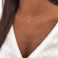 Sparkling Circle Necklace – Valerie-Silver-State of Style