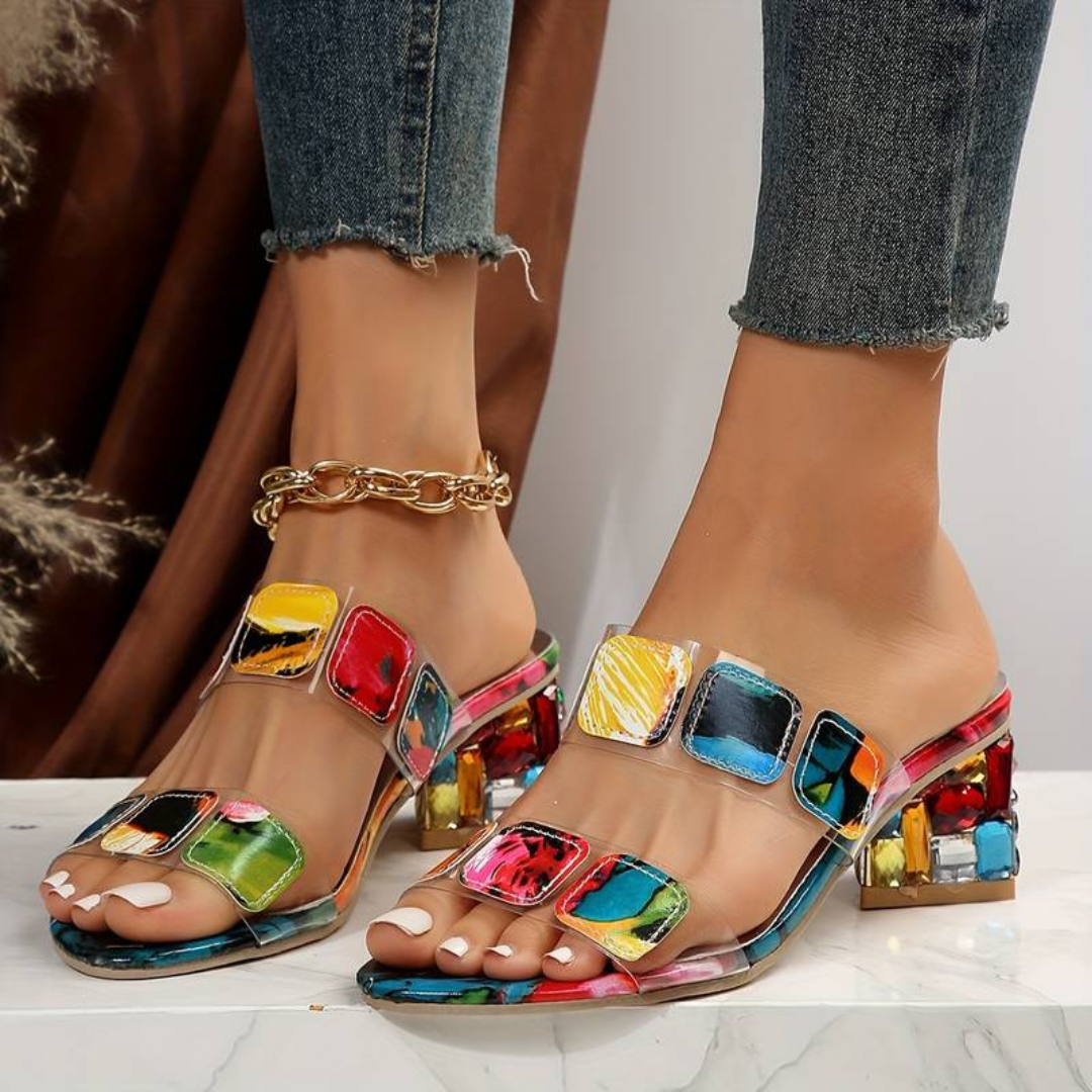 Sparkling comfort sandals for women – Marielle-3-State of Style