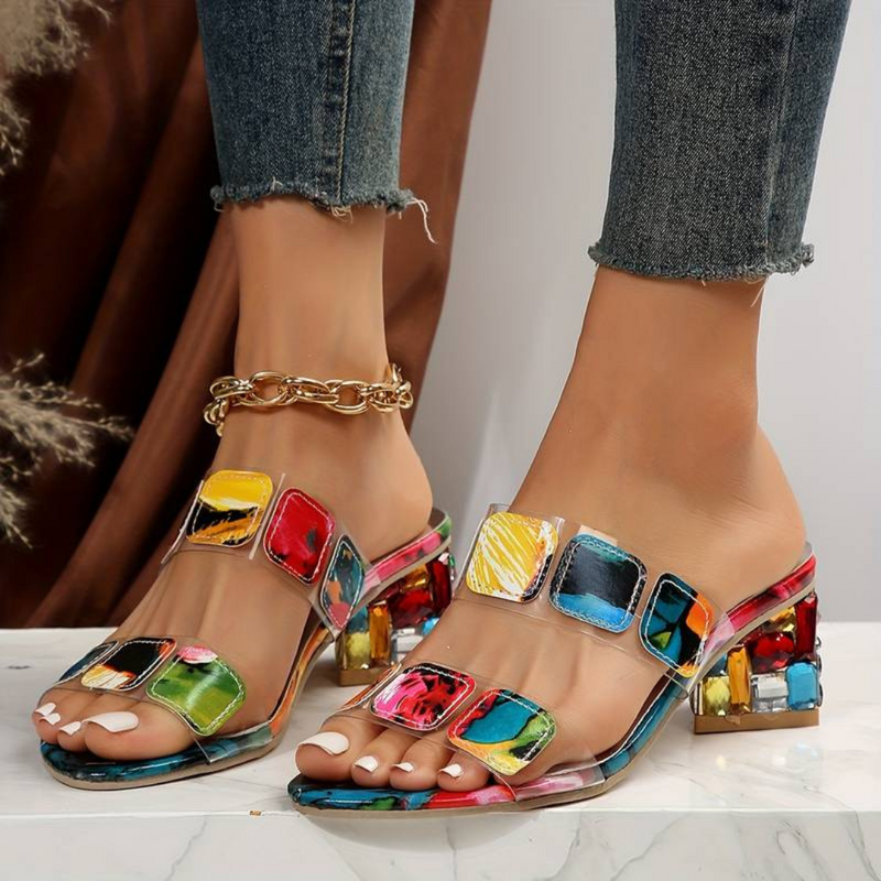 Sparkling comfort sandals for women – Marielle-3-State of Style