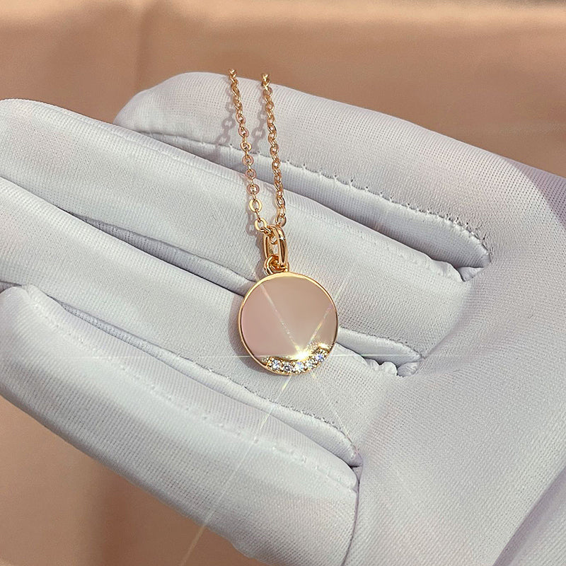 Sparkling Dangle Necklace | Hot Charm Jewellery-White zircon-45cm-State of Style