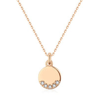 Sparkling Dangle Necklace | Hot Charm Jewellery-White zircon-45cm-State of Style