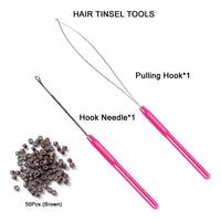 Sparkling Hair Tinsel Kit – Strands of Glitter!-Gold-State of Style