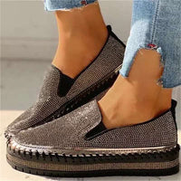 Sparkling ladies' loafers with comfort sole – Teyla-Black-3-State of Style