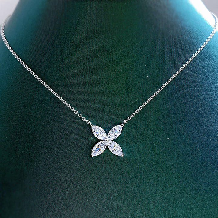 Sparkling Moissanite Eye Necklace | Full Cut Jewellery-Yellow-State of Style