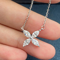 Sparkling Moissanite Eye Necklace | Full Cut Jewellery-Yellow-State of Style