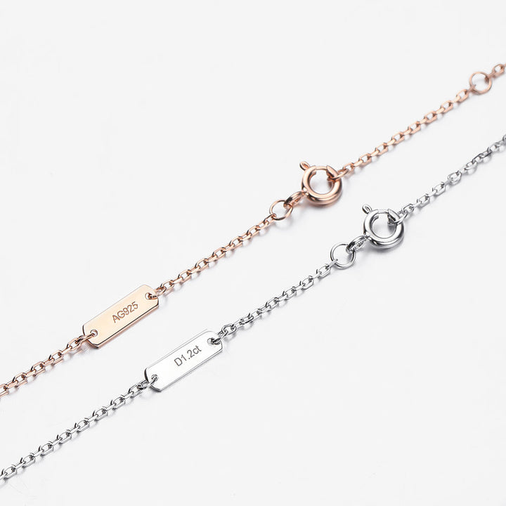 Sparkling Moissanite Eye Necklace | Full Cut Jewellery-Yellow-State of Style